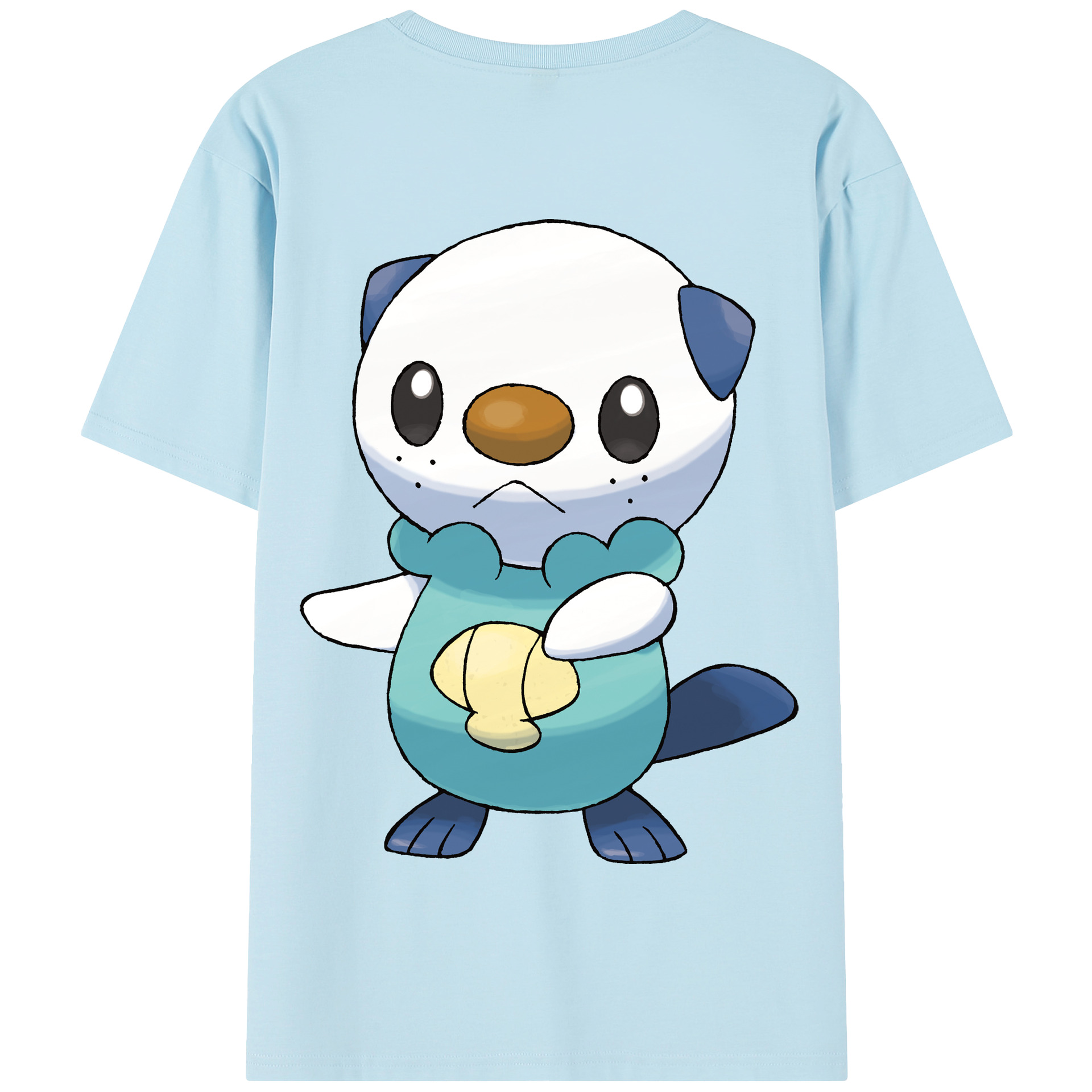 （画像用） ポケットモンスター Pokémon 綿100％半袖Tシャツ（背面プリント）